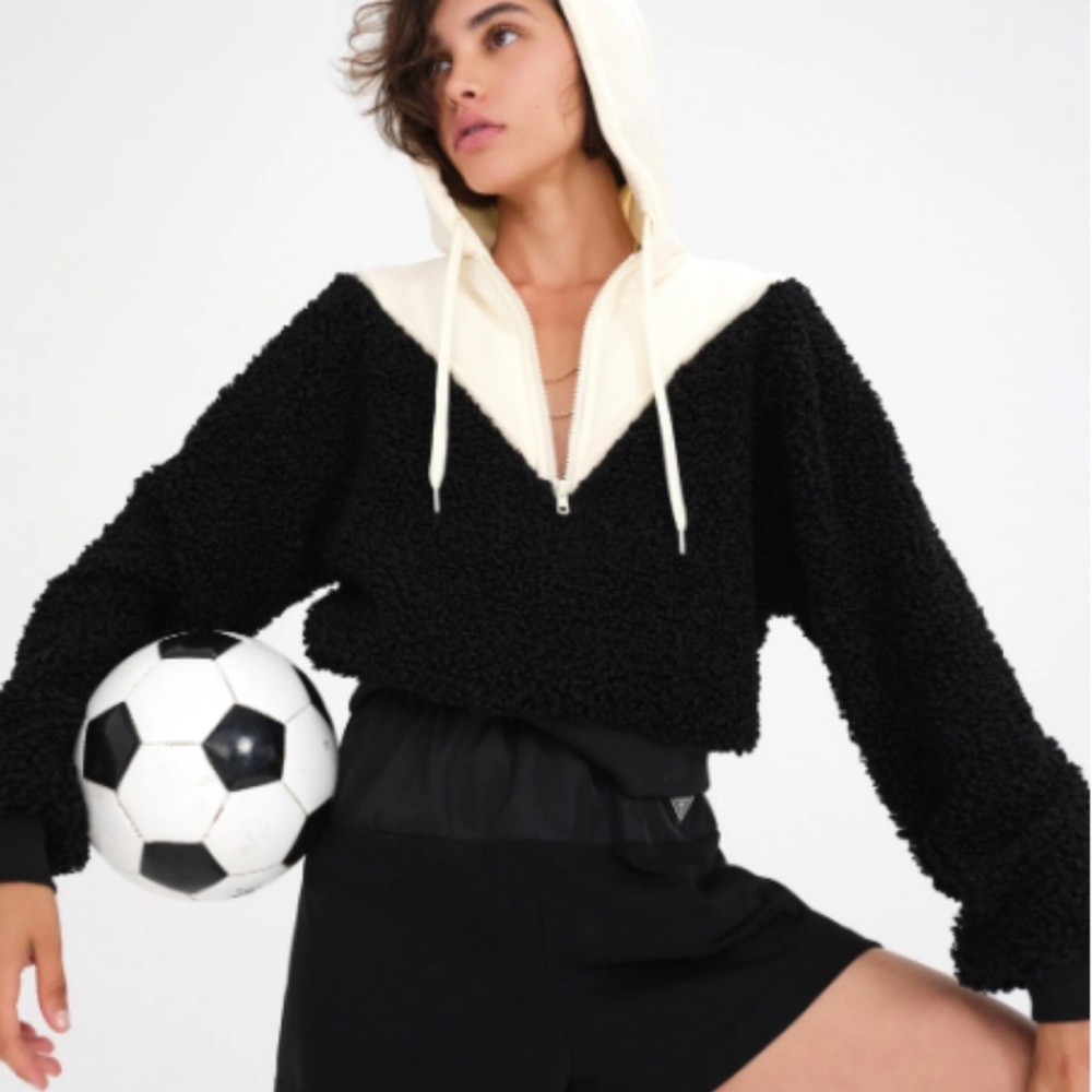 For Love and Lemons Cozy Cropped Pullover